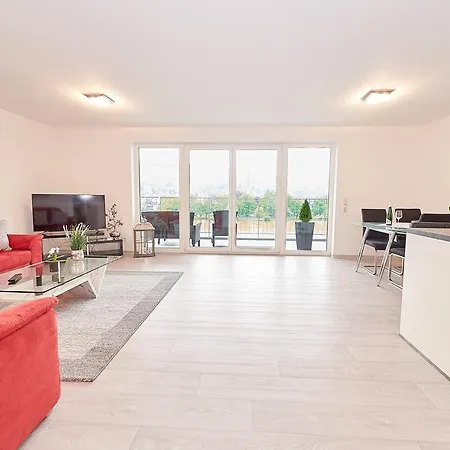 公寓 Ferienwohnung Edeltrud Deluxe Alte Brauerei 贝恩卡斯特尔-屈斯